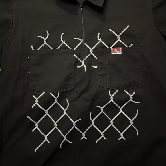 Ben Davis 1/2 zip shirt , custom design - Picture 3 of 3